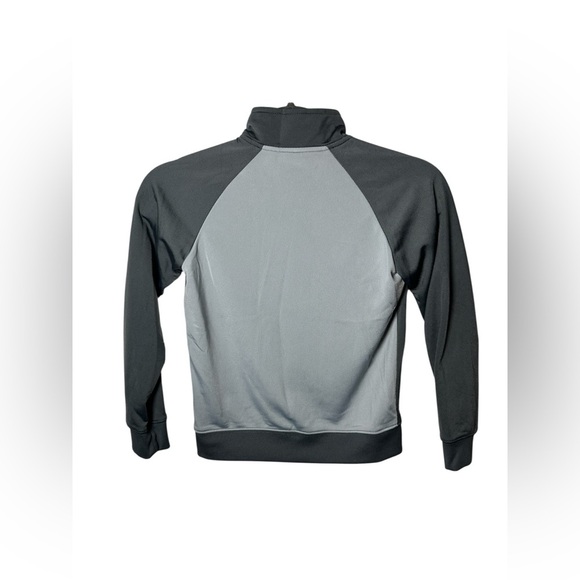 Nike Kids Full Zip Track Jacket Gray Red Trim Size 7 (6–7 Yrs) - Picture 5 of 6